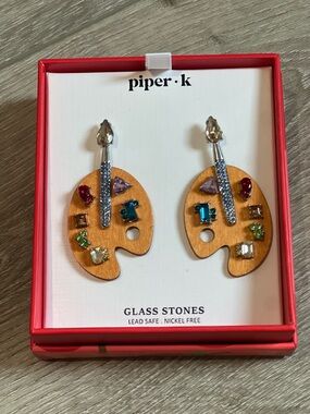 piper·k Multicolor Artist Palette Earrings